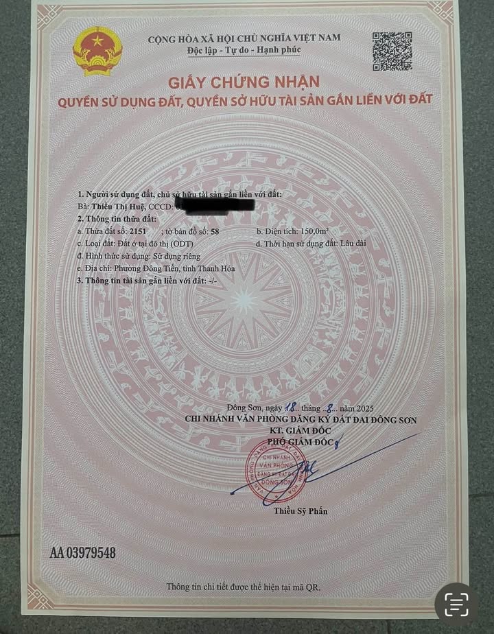 Đất nền Quảng Định 150m² giá thỏa thuận - Đầu tư sinh lời ngay!