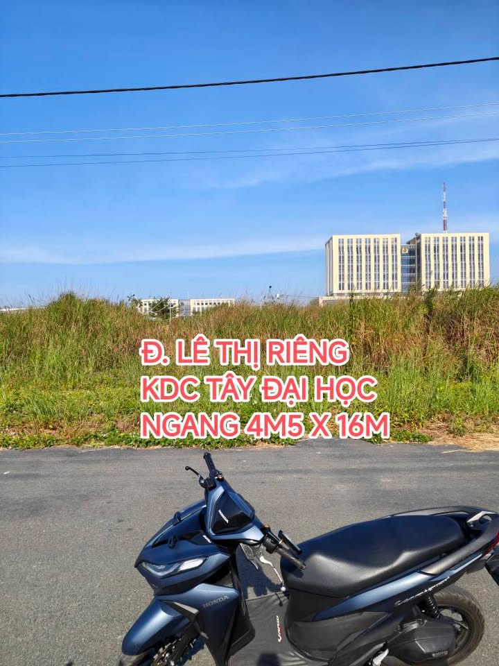 Đất nền đẹp tại Tây Đại Học Mỹ Phước, Long Xuyên 72m² giá chỉ 1.6 tỷ - Đầu tư sinh lời!