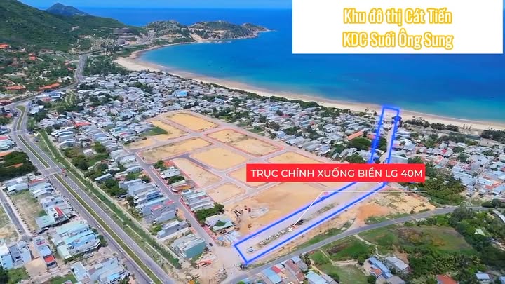 Đất nền Cát Tiến, Phù Cát 250m² giá 6 tỷ - Cách biển chỉ 300m!