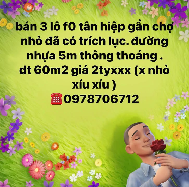 Đất nền Tân Hiệp Biên Hòa 60m² giá 2 tỷ - Cơ hội đầu tư tuyệt vời!