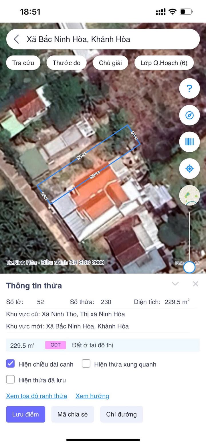 Đất thổ cư Ninh Hòa 231m² giá 1 tỷ - Cơ hội đầu tư tuyệt vời!