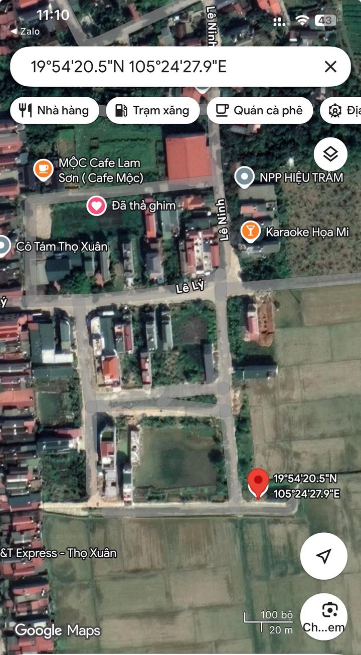 Đất nền Thọ Xuân - Lam Sơn 115m² giá 1 tỷ - Mặt đường 24m, gần chợ và trường học!