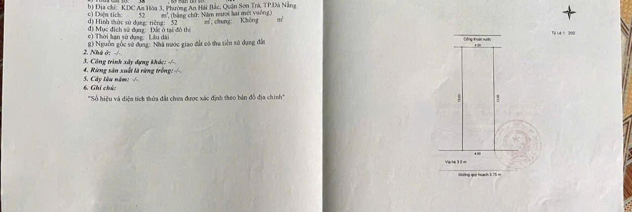 Đất mặt tiền An Hải 52m² giá 4.8 tỷ - Đầu tư sinh lời ngay!