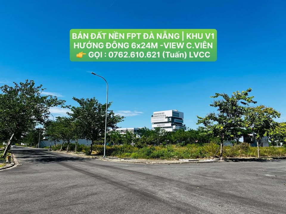 Lô đất đẹp tại FPT City Đà Nẵng 144m² giá 6 tỷ - Đầu tư sinh lời ngay!