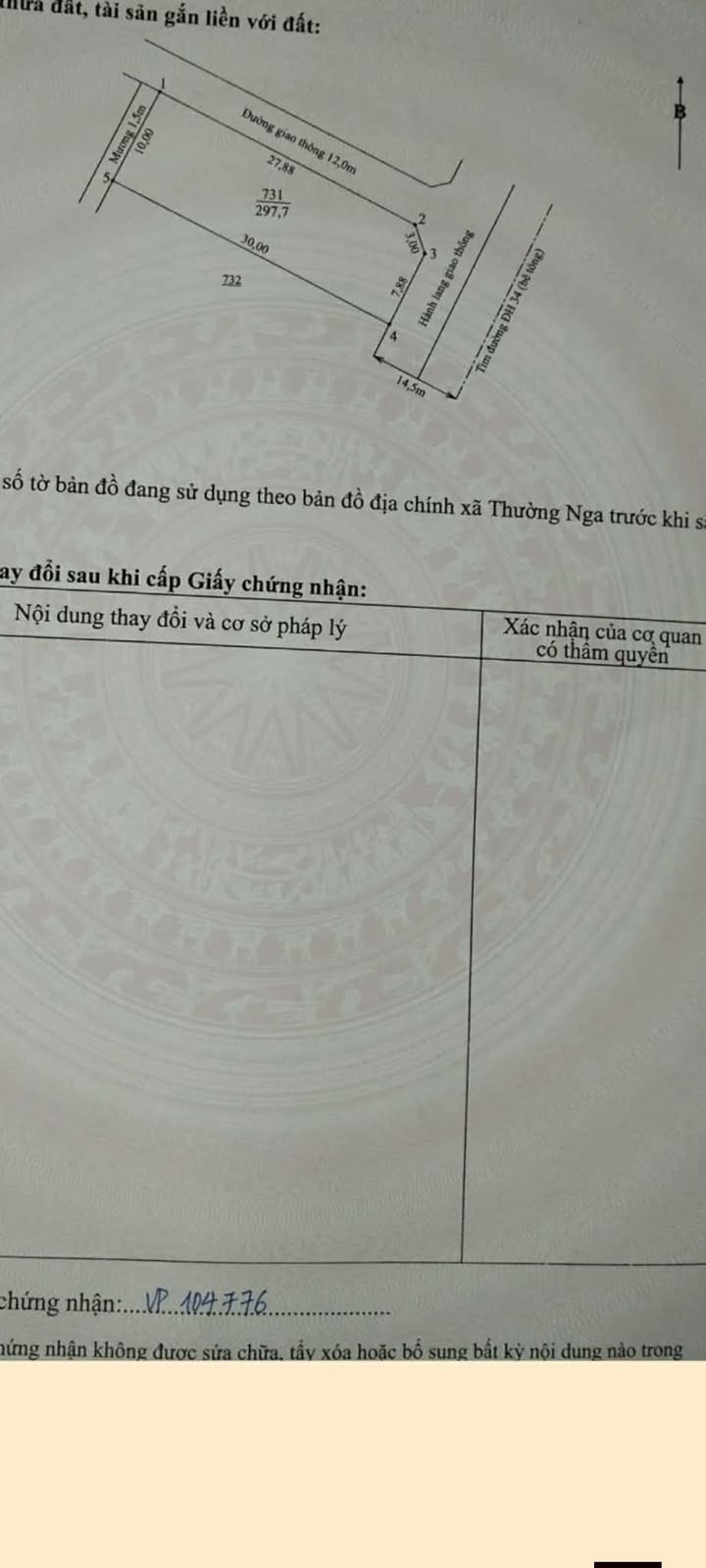 Đất thổ cư Trường Lưu, Can Lộc, Hà Tĩnh 297m² - Chính chủ cần bán gấp!