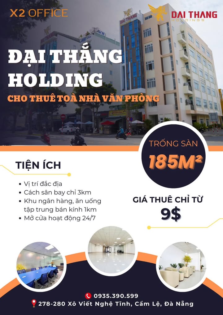 Cho thuê tòa nhà văn phòng tại Cẩm Lệ, Đà Nẵng - Không gian làm việc chuyên nghiệp và hiện đại!