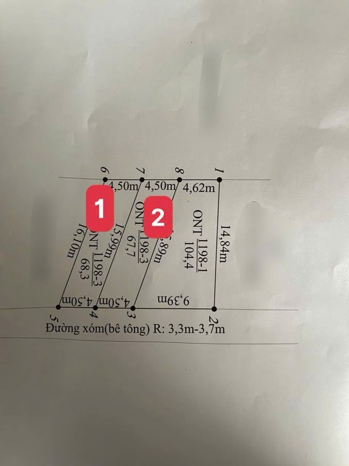 Đất nền Phủ Niệm, Thái Sơn 68m² - Đầu tư sinh lời ngay!