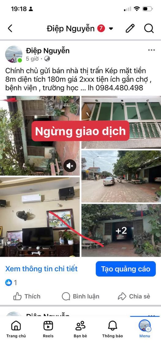 Nhà 2 tầng tại thị trấn Vôi, Lạng Giang 197m² giá 1.8 tỷ - Sẵn sàng vào ở!