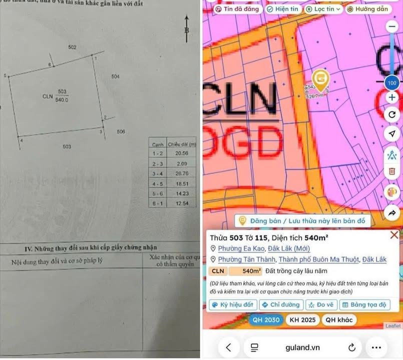 Đất nền 500m² tại Mai Thị Lựu, Buôn Ma Thuột - Sổ hồng đầy đủ, giá chỉ 795 triệu!