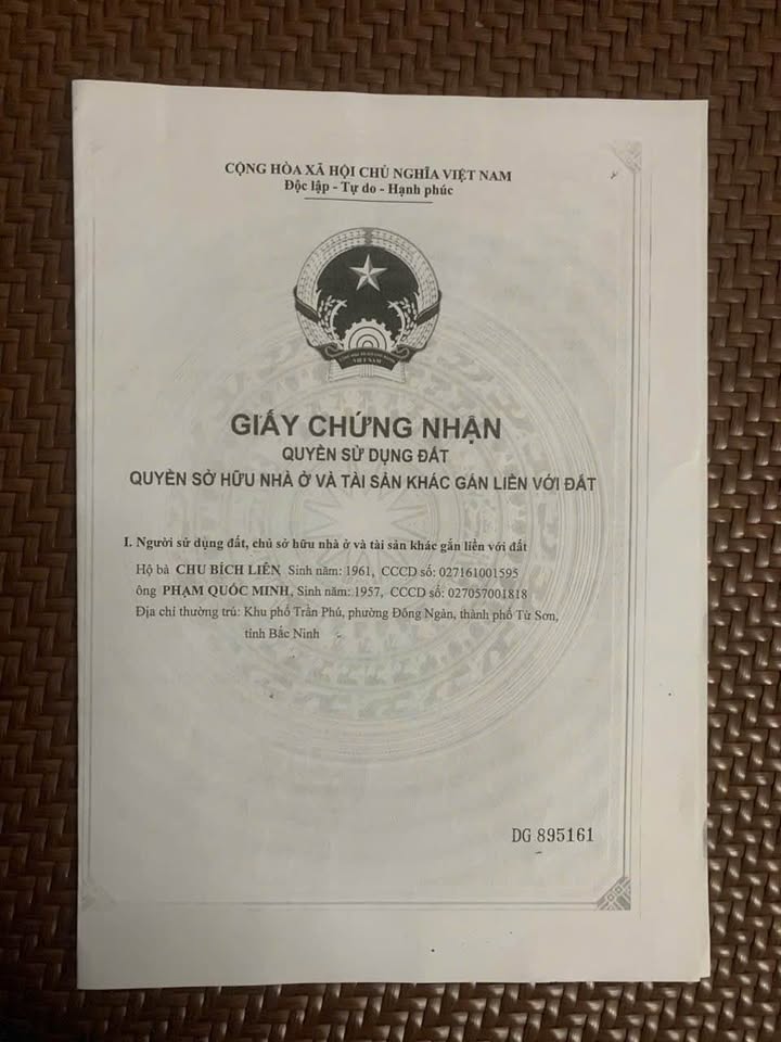 Nhà 4 tầng đường Trần Phú, Từ Sơn, Bắc Ninh 104m² giá 18 tỷ - Vị trí kinh doanh đắc địa!