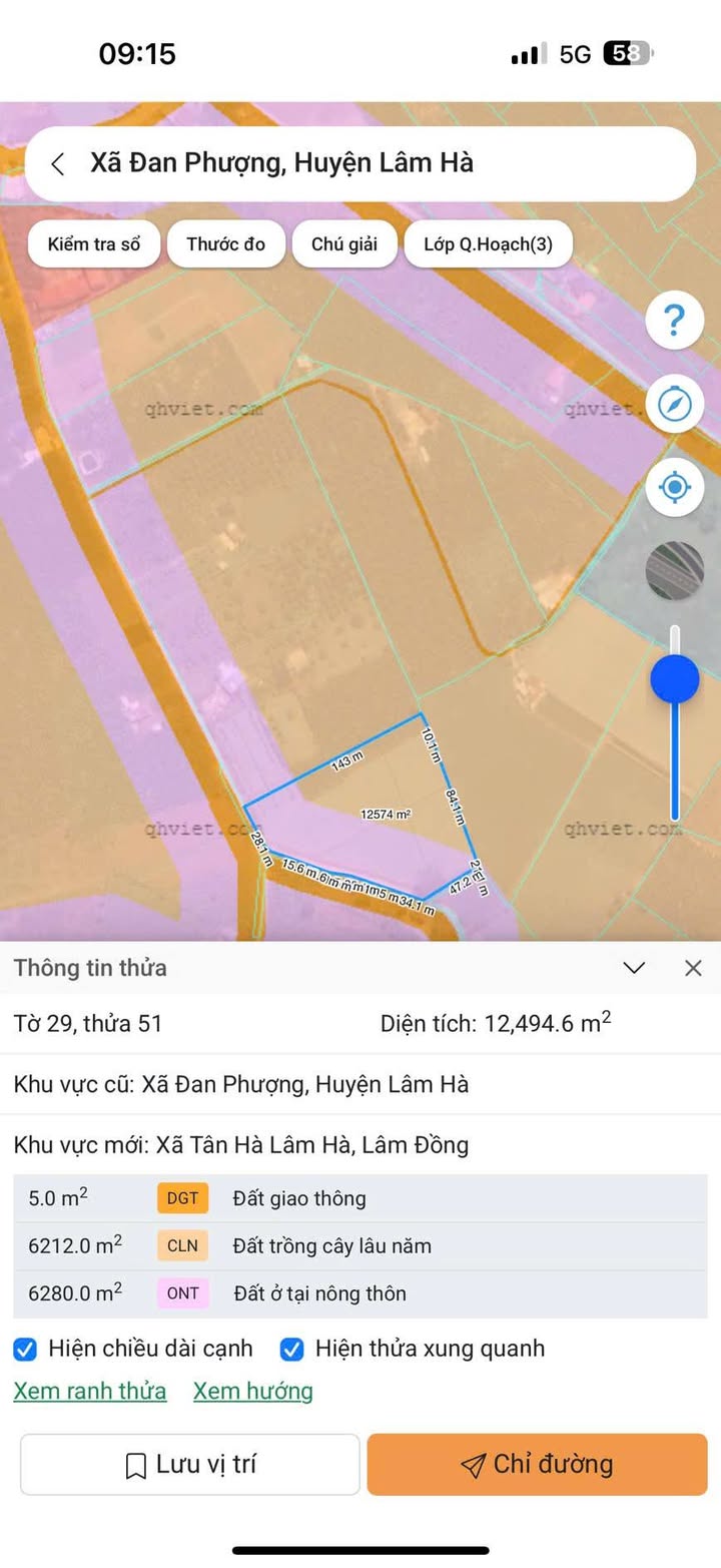 Farm 1ha Đan Phượng, Lâm Hà giá 650 triệu - Đầu tư lý tưởng cho nông nghiệp