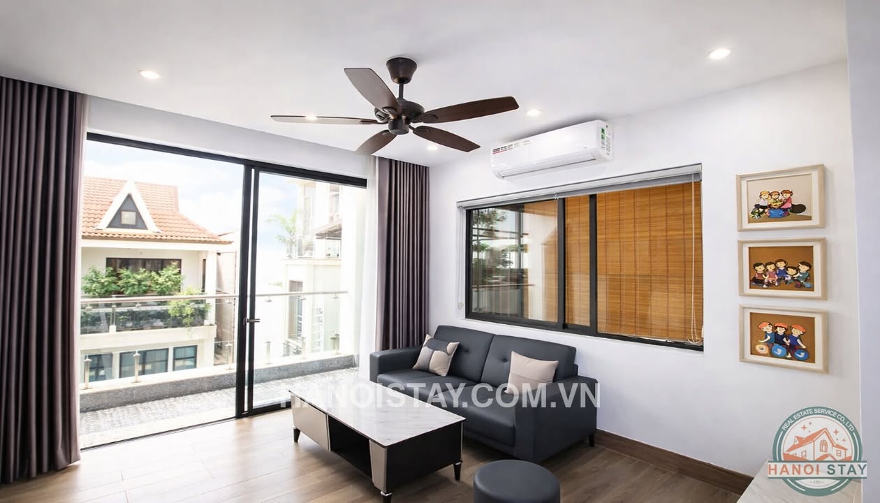 Căn hộ dịch vụ 2 phòng ngủ Đội Cấn 80m² giá 14 triệu - Tiện nghi đầy đủ, View thành phố!