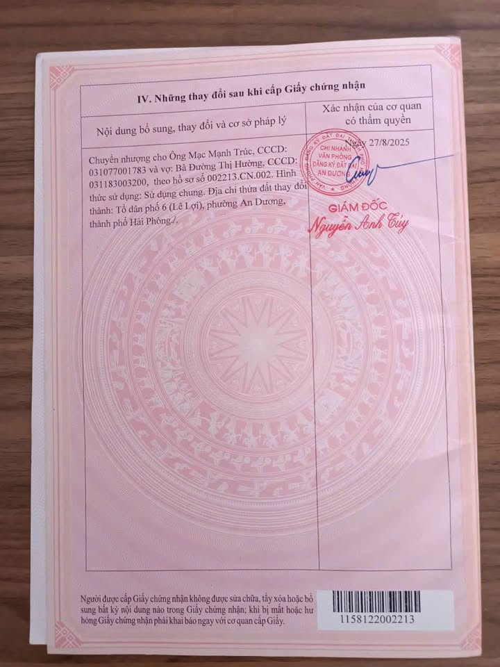 Nhà phân lô ô tô An Dương Hải Phòng 48m² giá 3.25 tỷ - Nội thất VIP sẵn sàng vào ở!