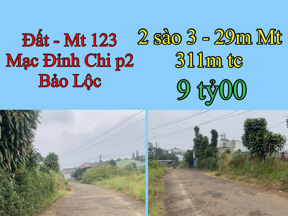Đất nền Bảo Lộc, Lâm Đồng 2300m² giá 9 tỷ - View cực đẹp, giao thông thuận lợi!