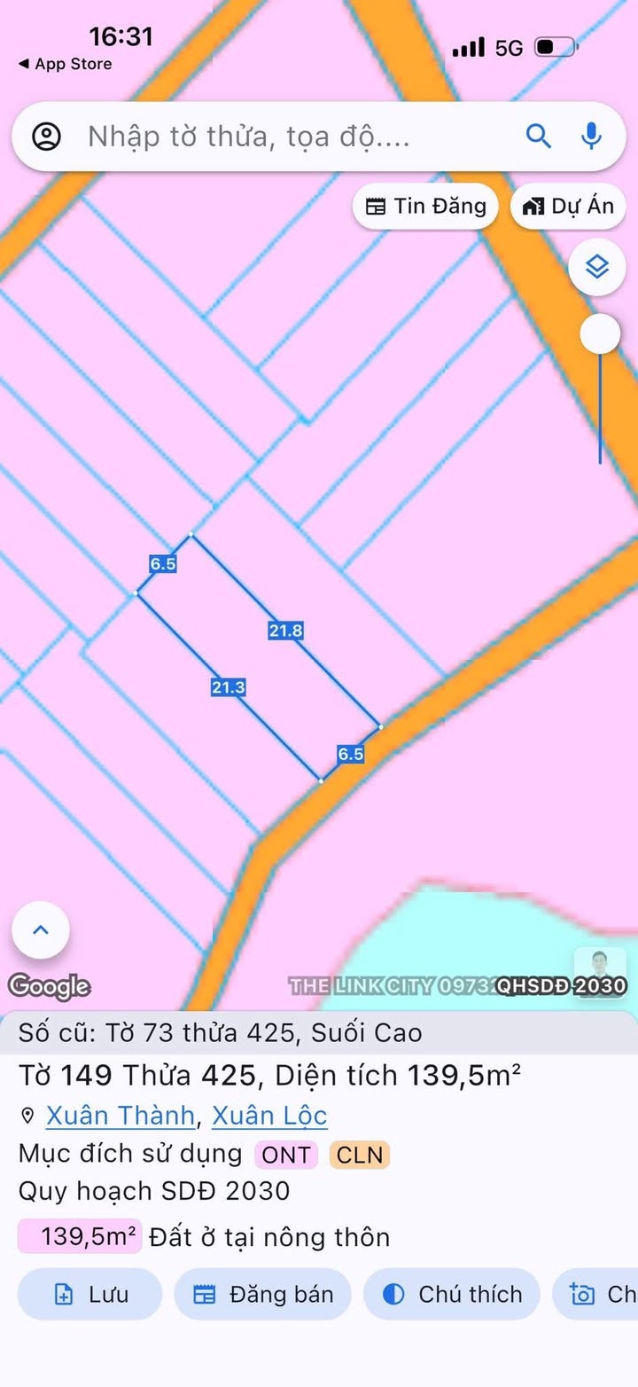 Đất Suối Cao Xuân Lộc 139,5m² giá 420 triệu - View Núi Chứa Chan tuyệt đẹp!