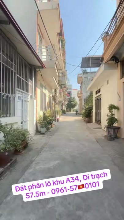 Đất phân lô Di Trạch, Hoài Đức 57.5m² - Giá mềm, phù hợp xây ở hoặc cho thuê!