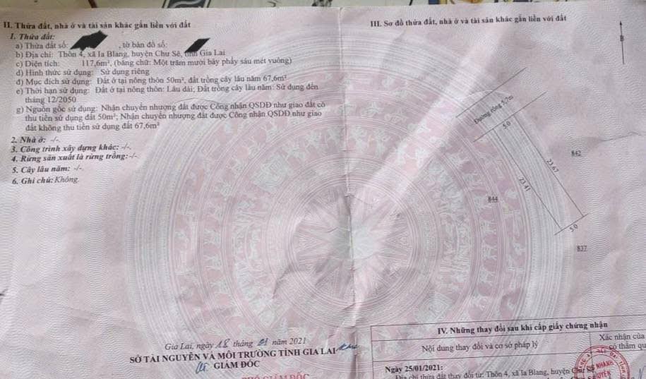 Đất nền thôn 4, xã Ia Blang, Chư Sê 117m² giá 255 triệu - Cơ hội đầu tư tuyệt vời!