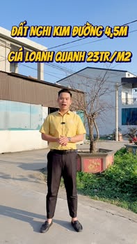 Đất Nghi Kim 85.9m² giá 2.025 tỷ - Mặt tiền 5m, đường 4.5m