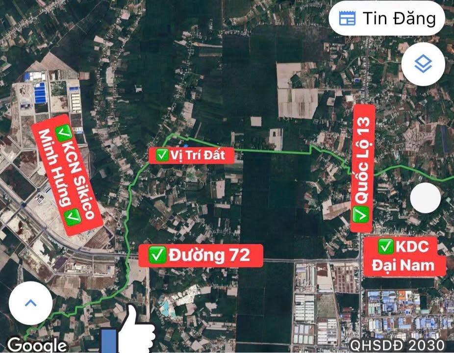 Đất nền KP 6 Minh Hưng, Chơn Thành 260m² chỉ từ 300 triệu - Cơ hội đầu tư sinh lời ngay!