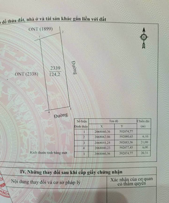 Đất thổ cư Hưng Tây 124m² giá 3.49 tỷ - Vị trí đẹp gần KCN VSIP!