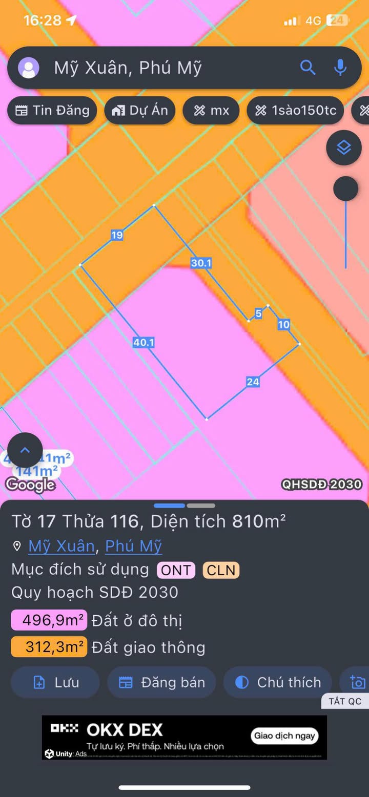 Đất nền mặt tiền đường D10 Mỹ Tân, 150000m² giá 120 tỷ - Cơ hội đầu tư hấp dẫn!
