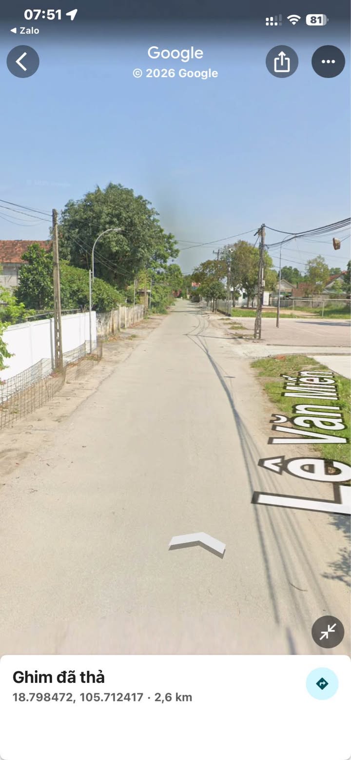 Đất nền Vinh 160m² giá 40 tỷ - Hướng Tây Bắc, vị trí đẹp!