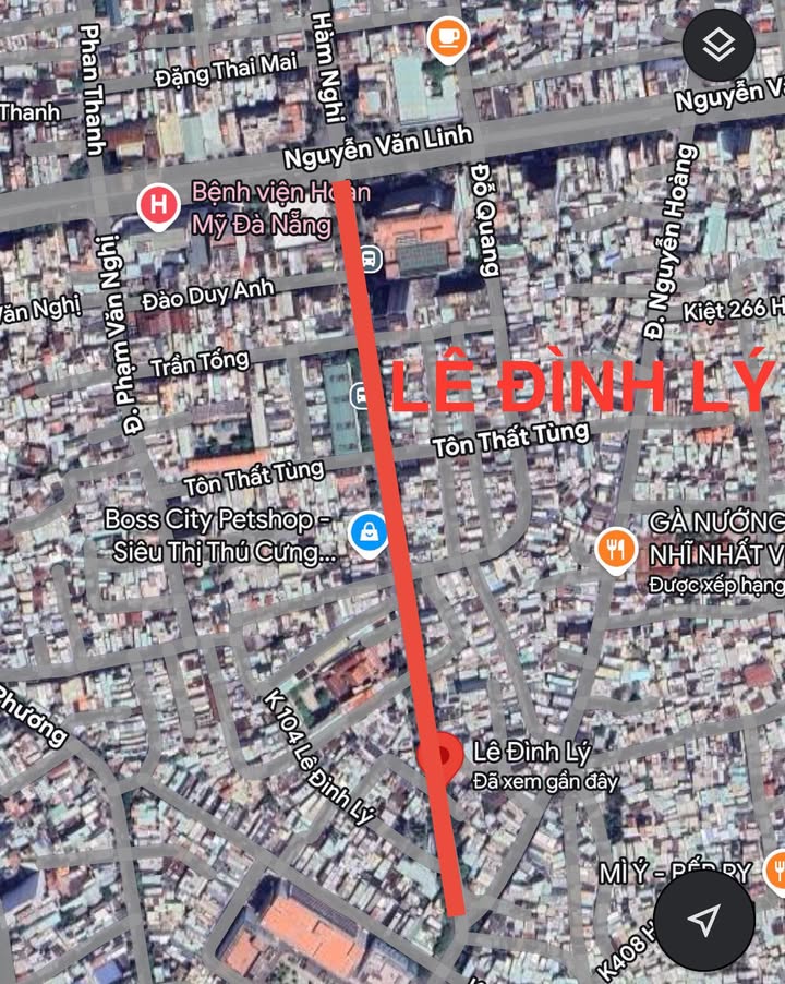 Nhà mặt tiền Lê Đình Lý, Đà Nẵng 25m² giá 14 triệu - Phù hợp kinh doanh sạch sẽ!