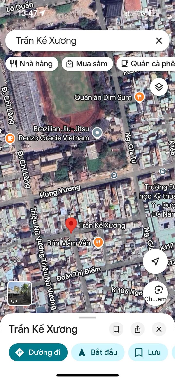 Đất mặt tiền Trần Kế Xương Hải Châu 60m² giá 11 tỷ - Kinh doanh đỉnh cao!