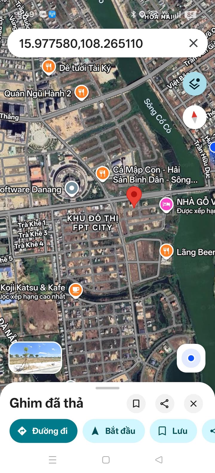 Đất nền FPT Đà Nẵng 204m² giá 12 tỷ - Đầu tư sinh lời ngay lập tức!