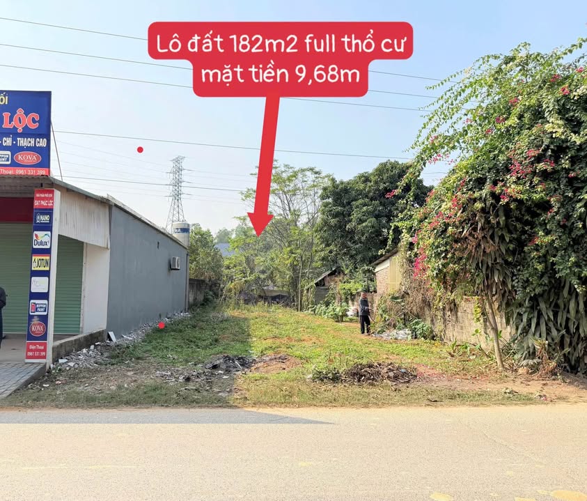 Đất nền Bàn Giản, Lập Thạch 182m² - Đầu tư sinh lời tại trục chính tỉnh lộ 306