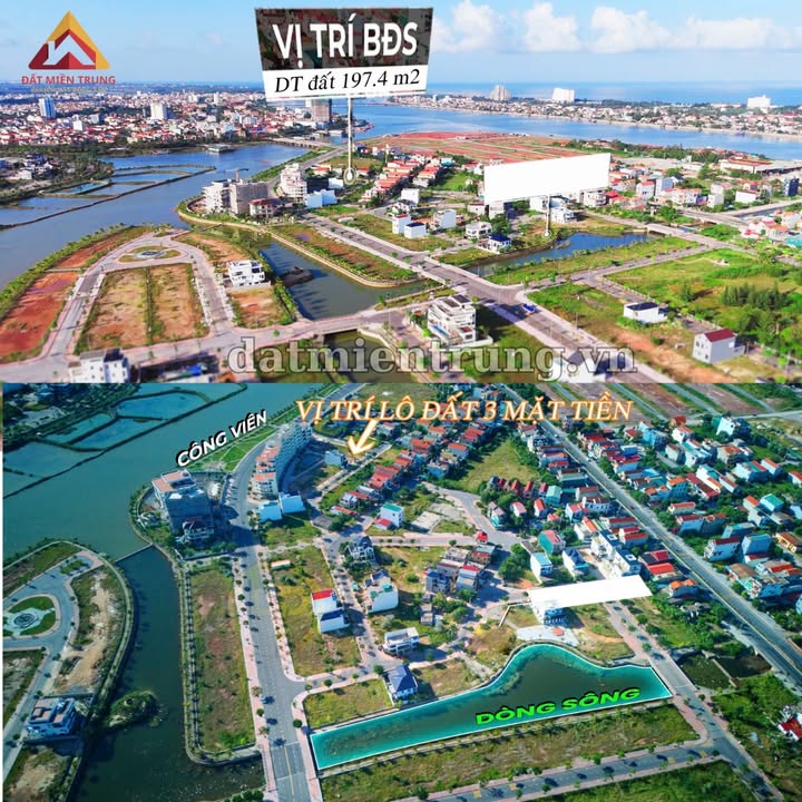 Đất nền Phú Hải Riverside 197,4m² giá thỏa thuận - Hiếm 3 mặt tiền