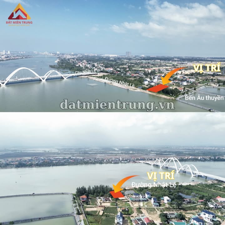 Đất mặt tiền sông Nhật Lệ Bảo Ninh 554m² - Đầu tư sinh lời bền vững!