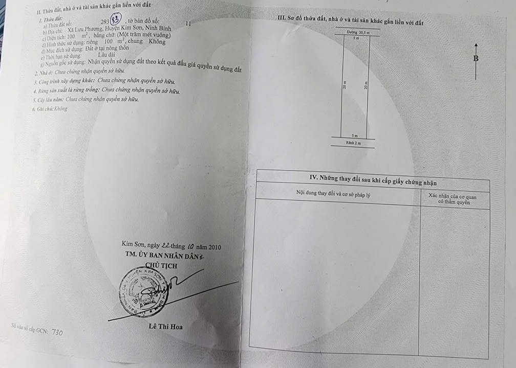 Bán đất liền kề N11, xã Phát Diệm, Ninh Bình 200m² - Đối diện nhà hàng Sen Vàng!