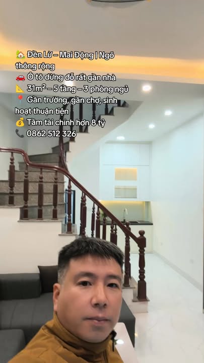 Nhà riêng Hoàng Mai 31m² giá 8 tỷ - Ô tô dừng đỗ gần, ngõ thông rộng!