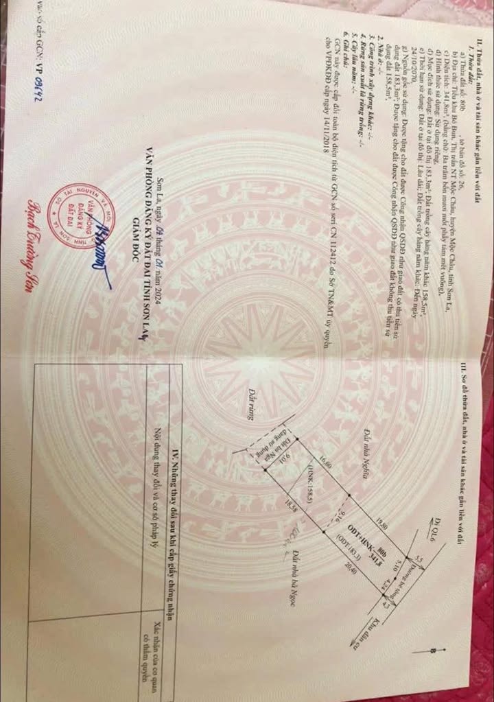 Đất nền Vân Sơn Mộc Châu 360m² giá 5 tỷ - Cơ hội đầu tư sinh lời hấp dẫn!