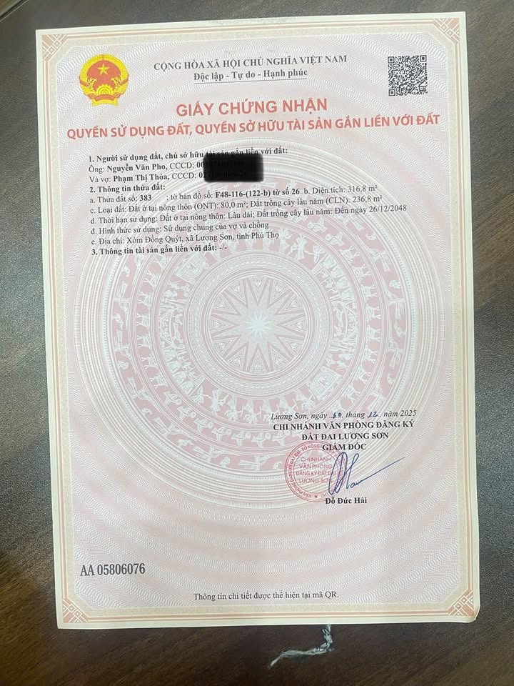 Đất nền lô góc Đồng Quýt, Hòa Sơn, 316m² - Đầu tư sinh lời ngay!