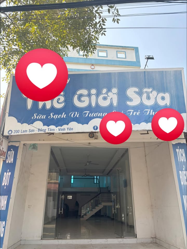 Nhà cho thuê 2 tầng tại số 200 Lam Sơn, Vĩnh Yên - Kinh doanh lâu dài!