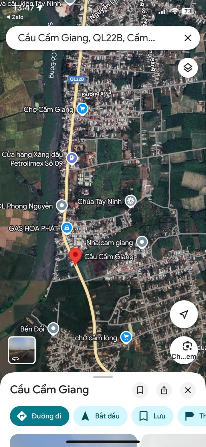 Đất nền đường Quốc lộ 22B, Cẩm Giang, Gò Dầu 145m² giá 1.5 tỷ - Sổ hồng chính chủ, thương lượng ngay!