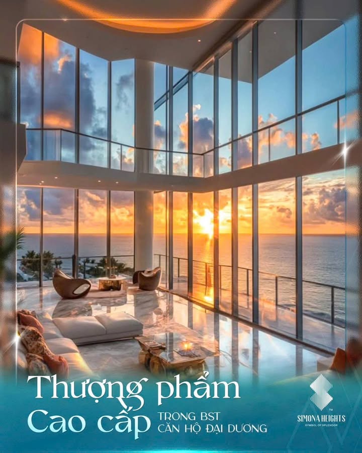 Căn hộ Duplex 2 tầng Simona Heights Quy Nhơn 142m² giá 7.6 tỷ - Sở hữu không gian sống đẳng cấp!