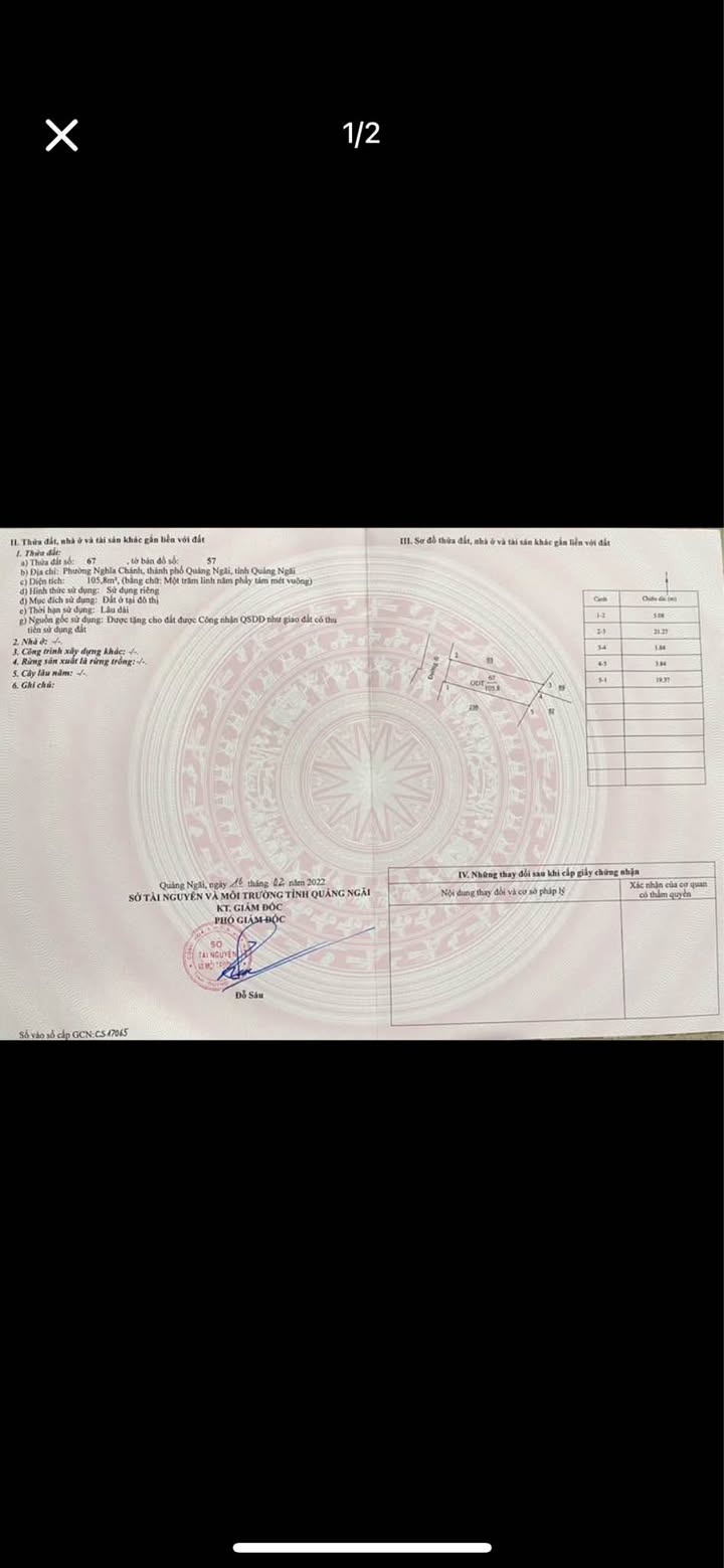 Nhà 2 tầng hẻm 1041/4 Quang Trung, Cẩm Thành 105.8m² giá 2.6 tỷ - Vị trí thuận lợi gần siêu thị!