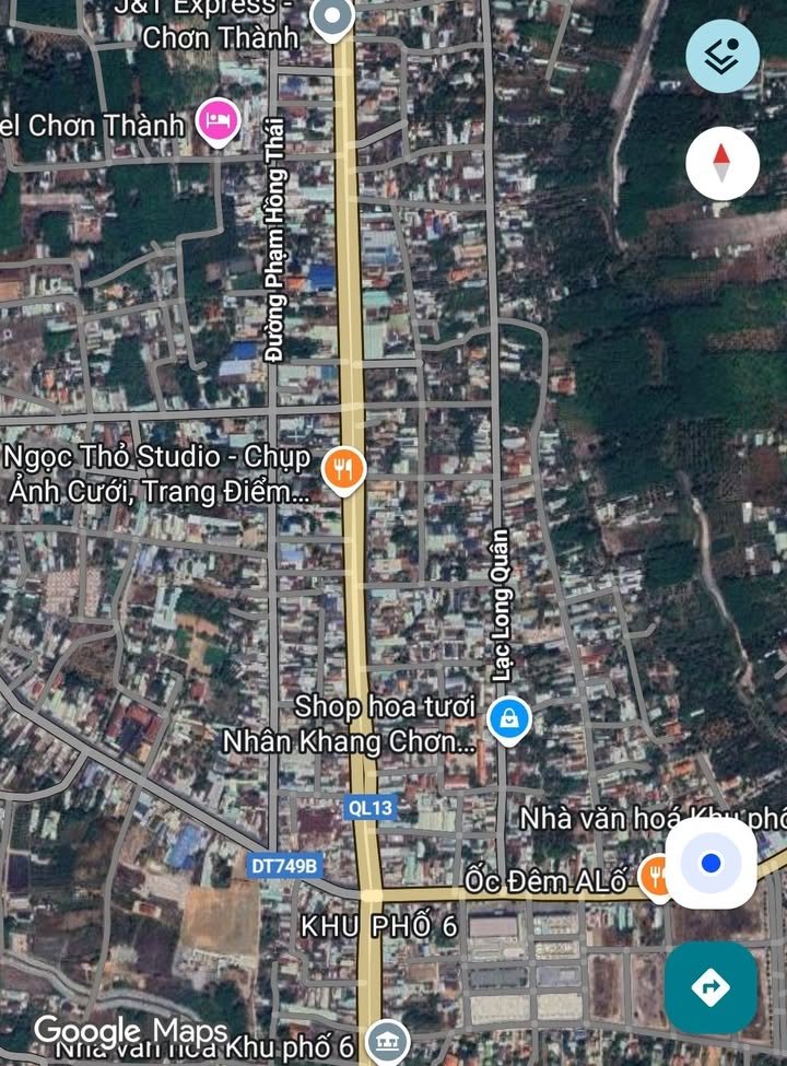 Đất thổ cư Chơn Thành 270m² giá thỏa thuận - Vị trí sầm uất, thuận tiện xây dựng!