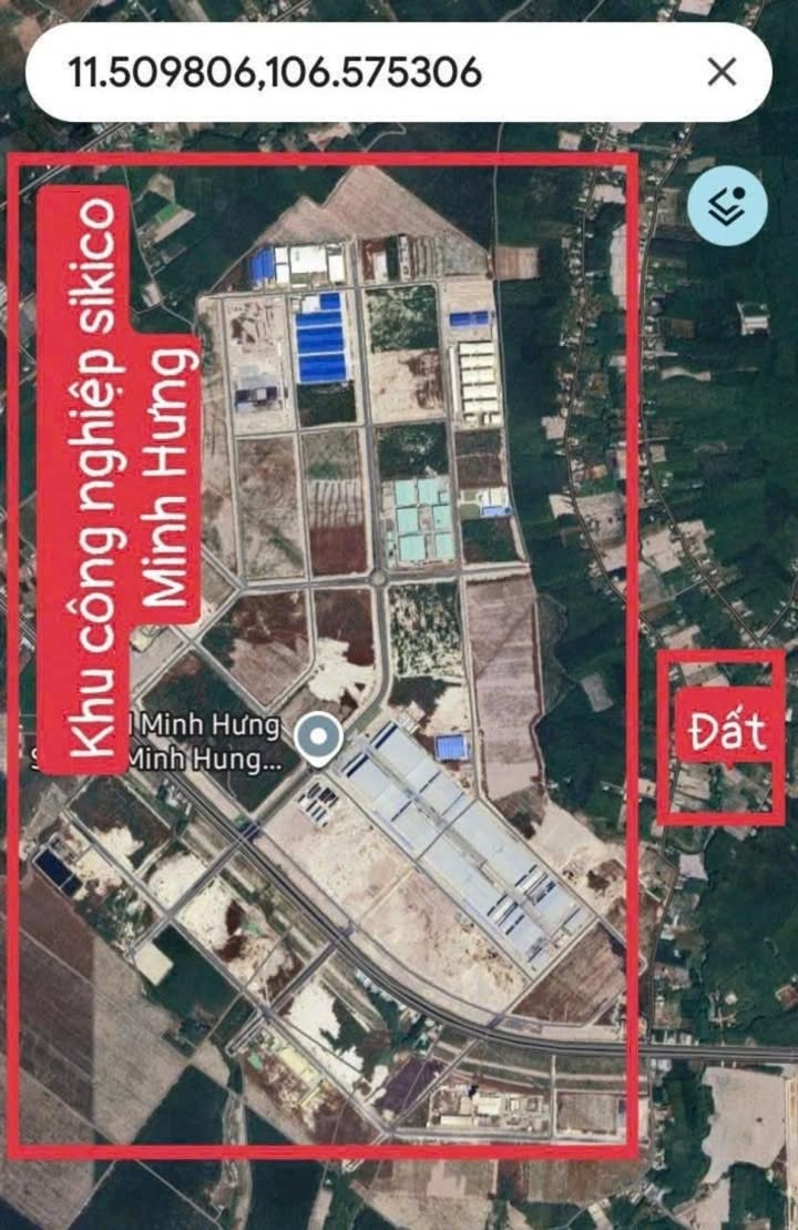 Lô đất 205m² Minh Hưng, Chơn Thành giá chỉ 340 triệu - Sổ đỏ chính chủ!