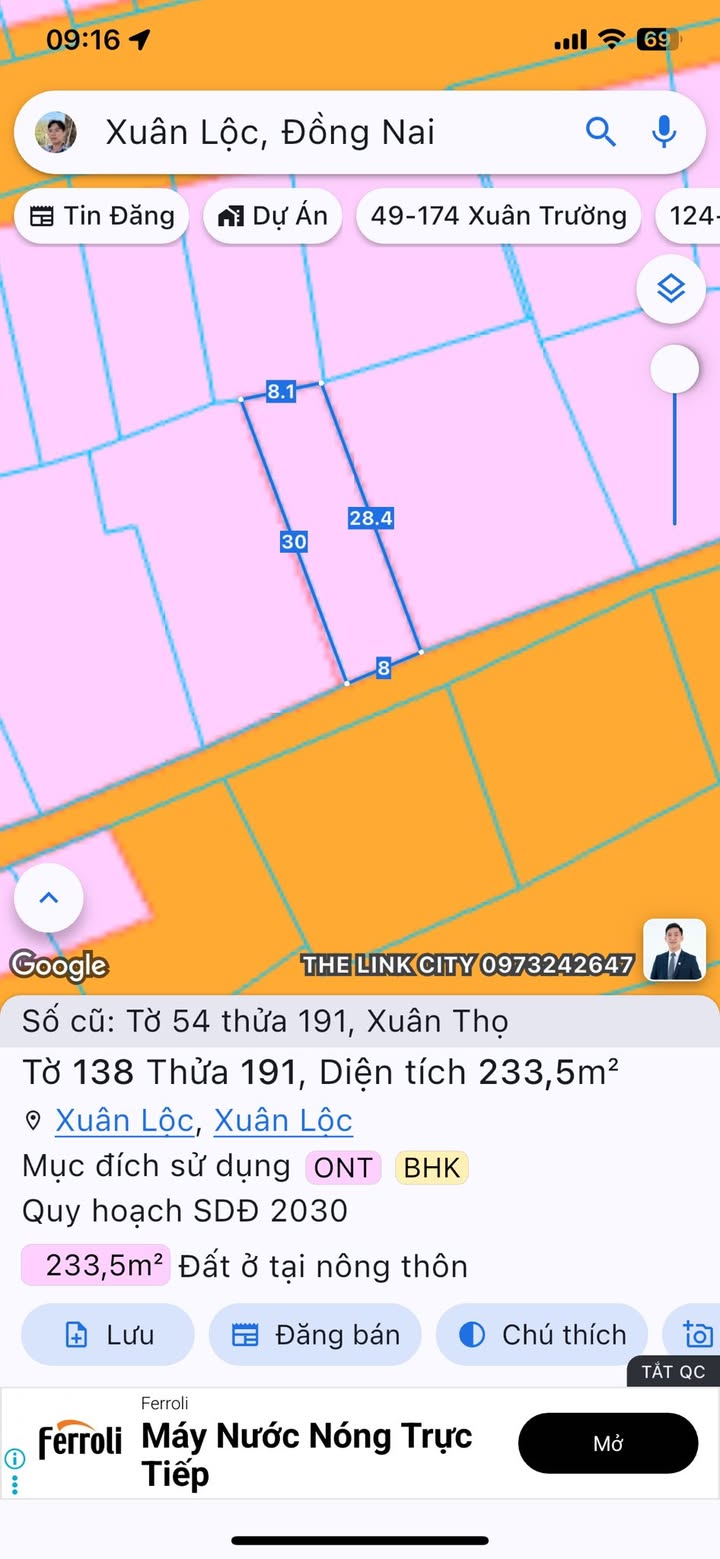 Đất nền Xuân Thọ, Xuân Lộc 50m² giá 900 triệu - Cơ hội đầu tư lý tưởng!