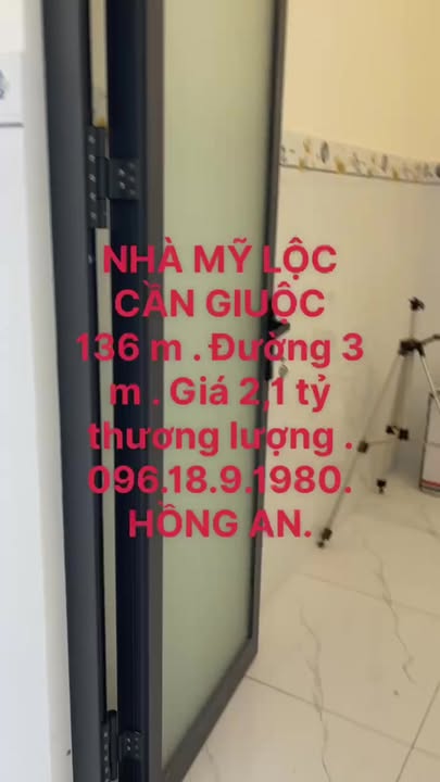 Nhà cấp 4 tại Mỹ Lộc, Cần Giuộc 136m² giá 2,1 tỷ - Sân đậu xe hơi thoáng mát!