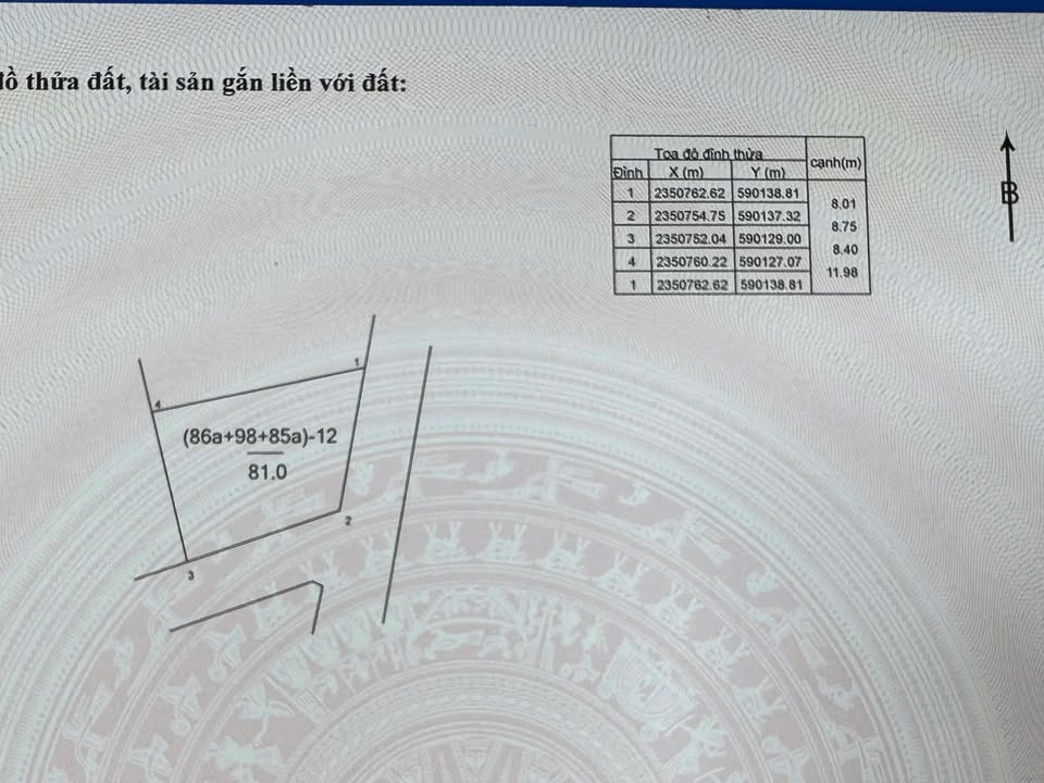 Đất Đan Tảo - Tân Minh - Sóc Sơn 81m² - Đường trước nhà 2 ô tô tránh nhau!