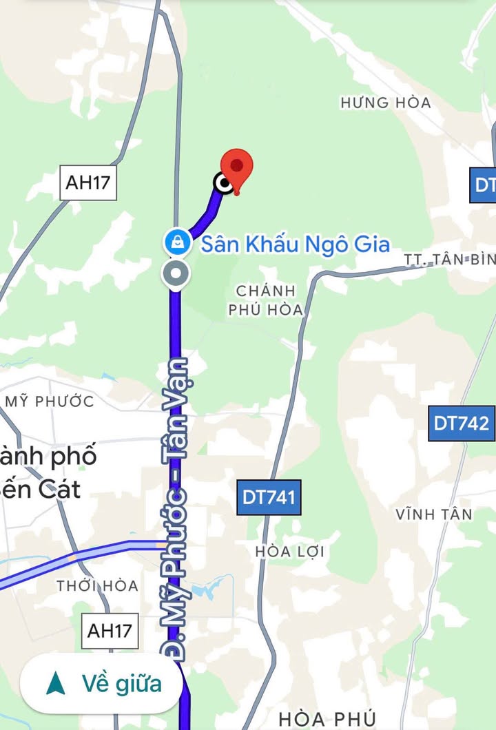 Đất 2 mặt tiền đường Vườn Cao Su, Chánh Phú Hòa, 10.292m² - Cơ hội đầu tư tuyệt vời!