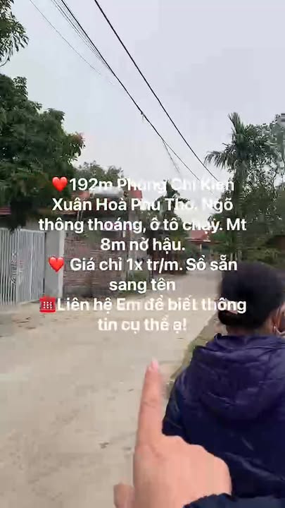 Đất nền Phùng Chí Kiên, Xuân Hòa, 192m² - Giá chỉ 1x triệu!