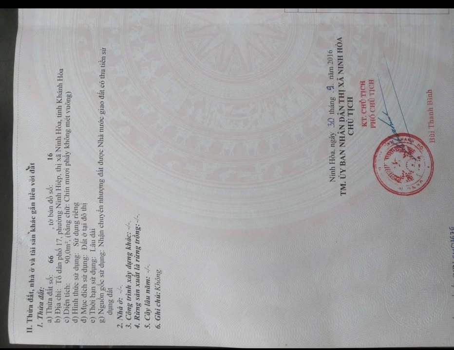 Đất nền kinh doanh Ninh Hòa 90m² giá 2.3 tỷ - Đầu tư sinh lợi ngay!