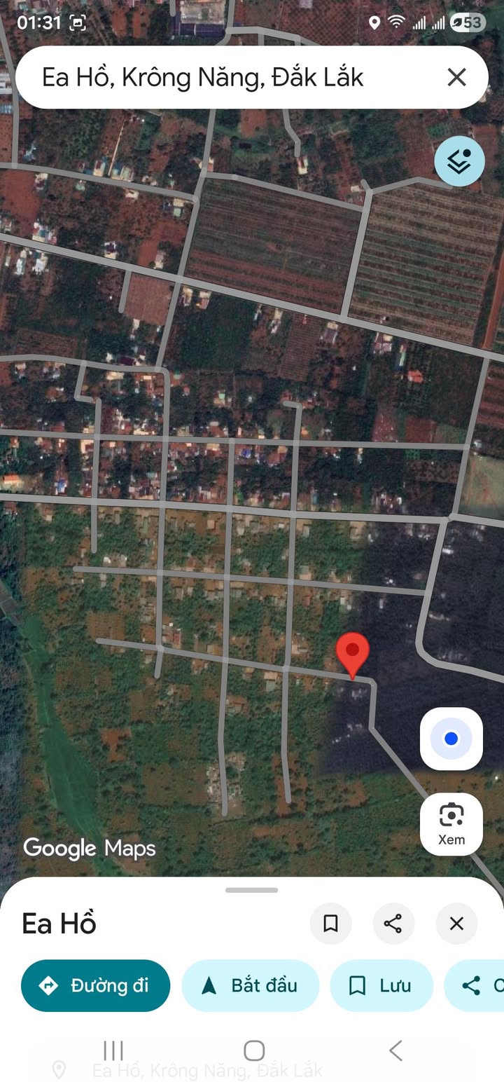 Đất thổ cư 1421m² tại Ea Hồ, Krong Năng giá 1.75 tỷ - Đầu tư sinh lời ngay!