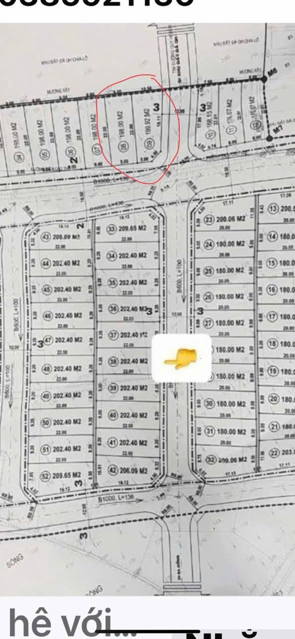 Đất đấu giá Chợ Ông Tam, Phường Mai Hùng, 209.65m² - Hướng Đông tài lộc!